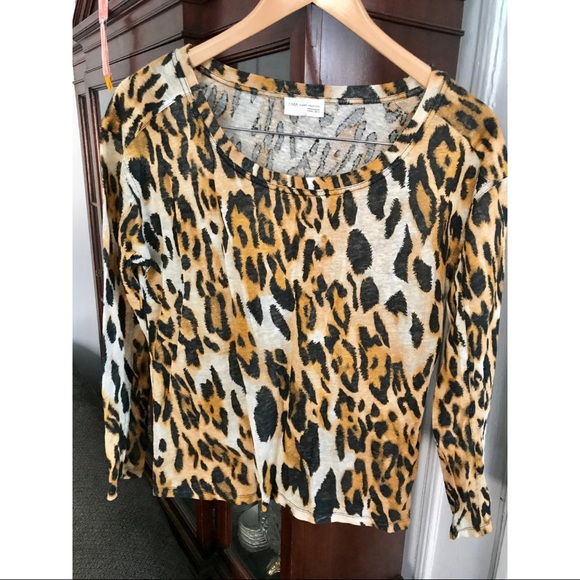 Zara Leopard Top - Picture 1 of 3